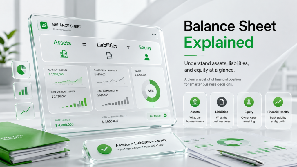 Balance Sheet Explained for Business Owners Ma chaudary