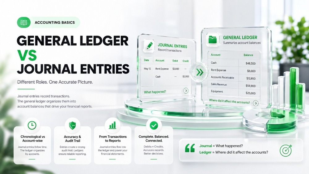 General Ledger vs Journal Entries What You Need to KnowGeneral Ledger vs Journal Entries What You Need to Know Ma chaudary