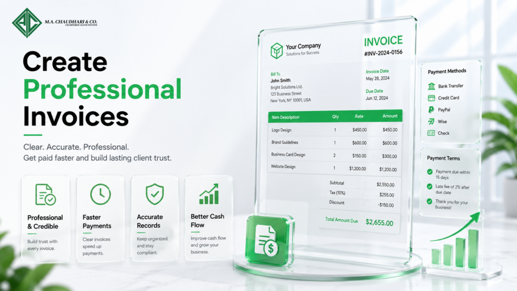 How to Create Professional Invoices That Get Paid Faster