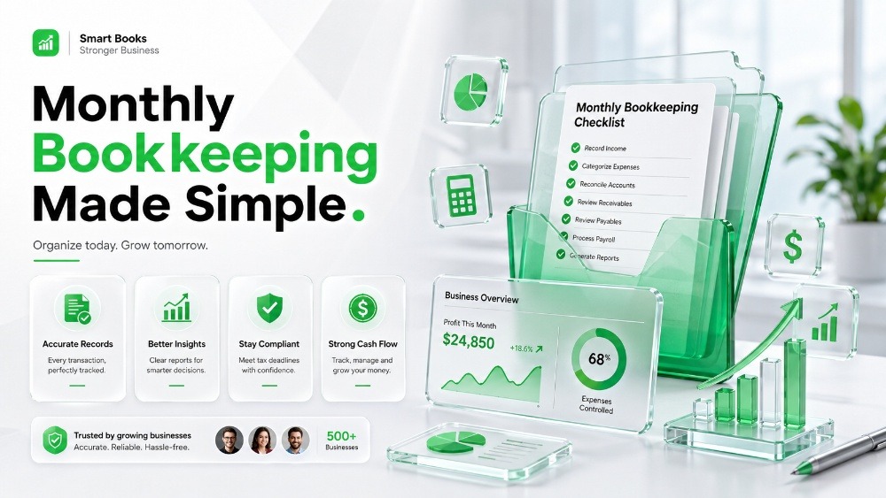 Monthly Bookkeeping Tasks Every Business Should Complete Ma chaudary