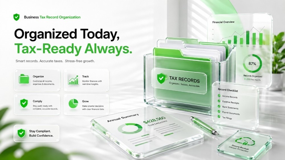 Organize Business Tax Records Like a Professional Ma chaudary